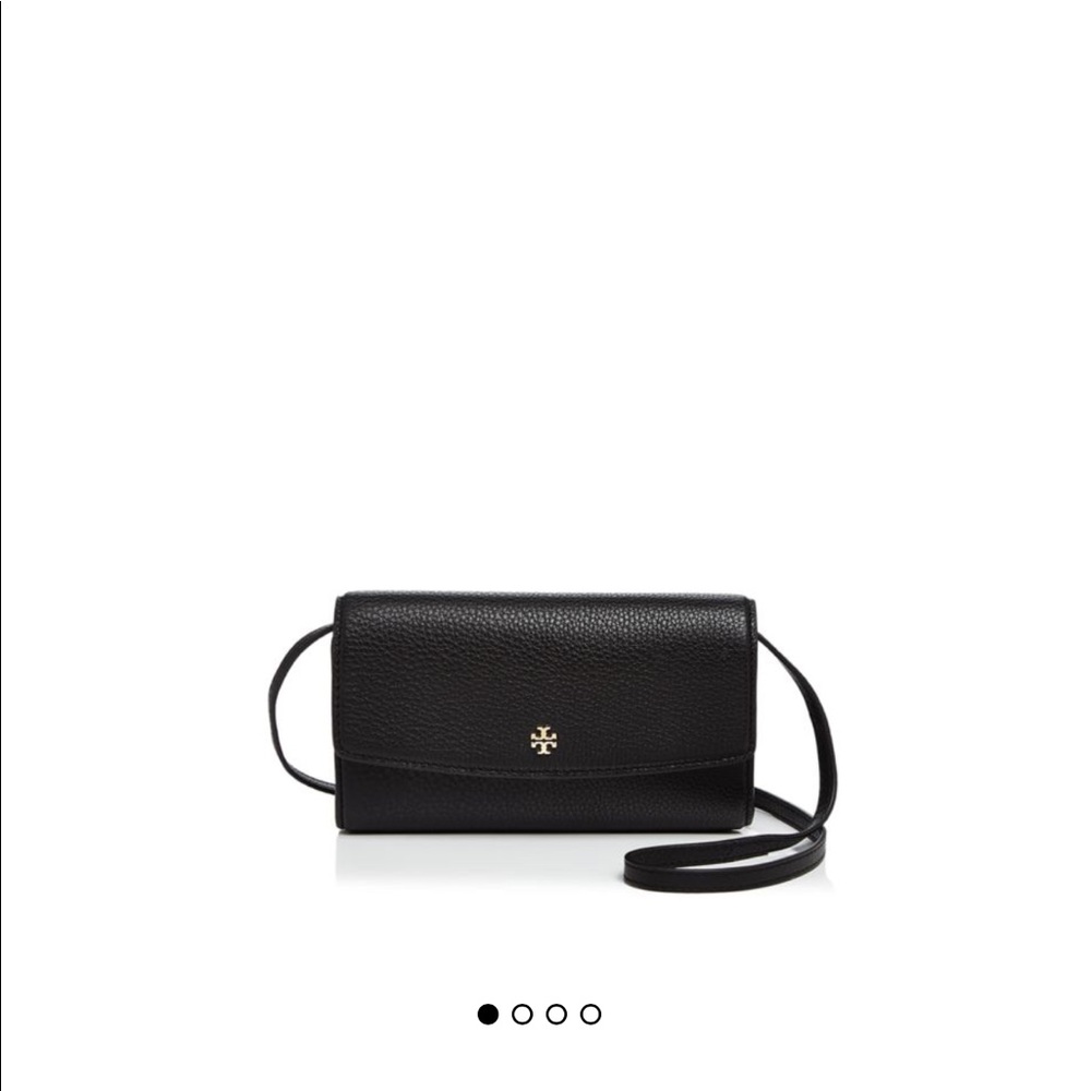 Tory Burch Robinson Mini Pebbled Leather Crossbody